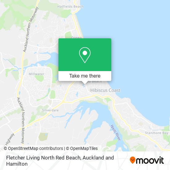 Fletcher Living North Red Beach map