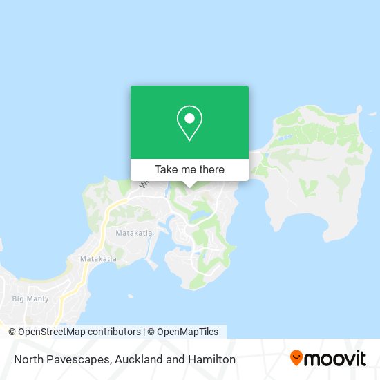 North Pavescapes map