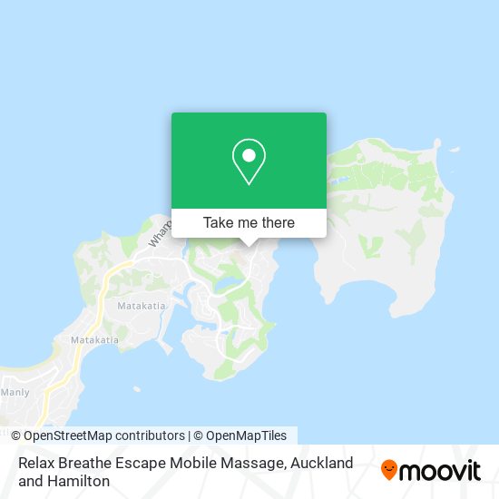 Relax Breathe Escape Mobile Massage map