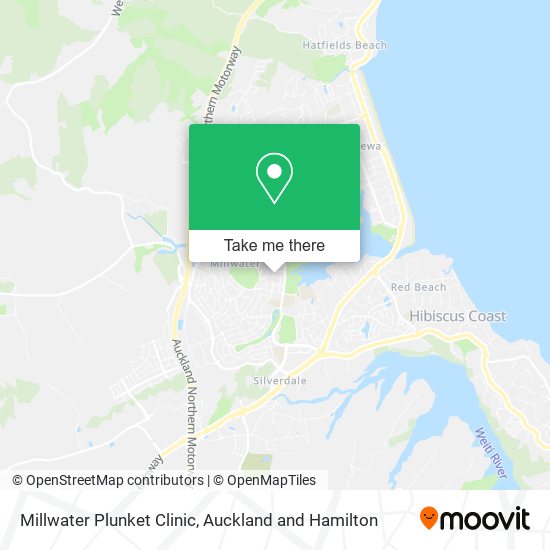 Millwater Plunket Clinic map