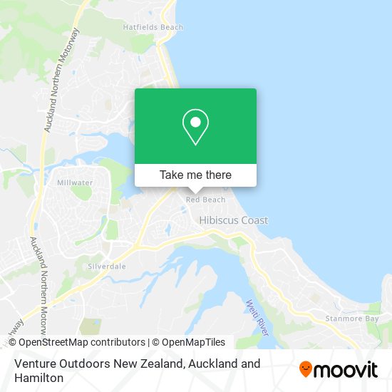 Venture Outdoors New Zealand map