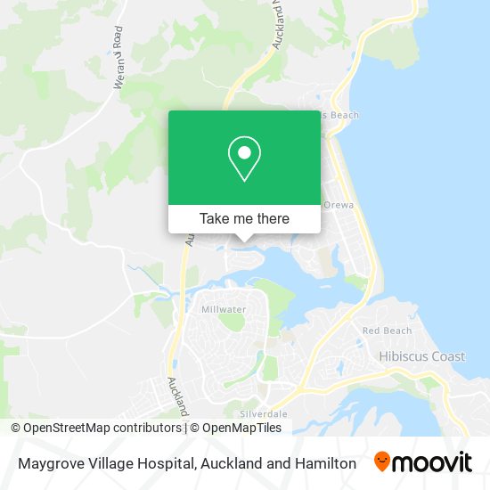 Maygrove Village Hospital map