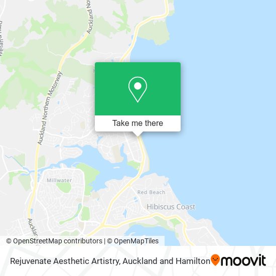 Rejuvenate Aesthetic Artistry map