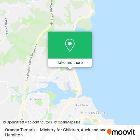 Oranga Tamariki - Ministry for Children map