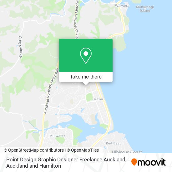 Point Design Graphic Designer Freelance Auckland map