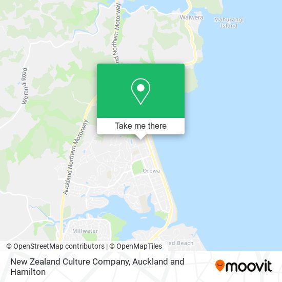 New Zealand Culture Company map