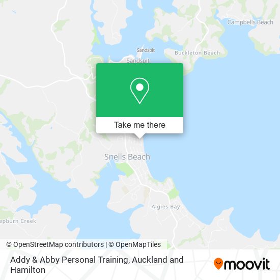 Addy & Abby Personal Training map