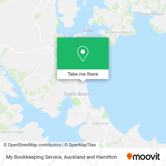 My Bookkeeping Service map