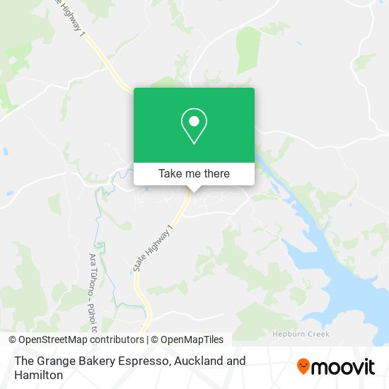 The Grange Bakery Espresso map