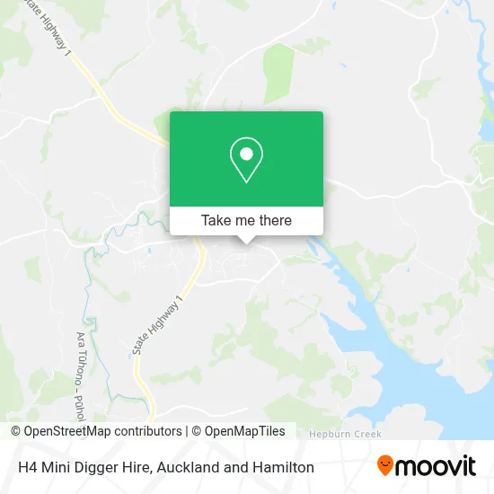 H4 Mini Digger Hire map