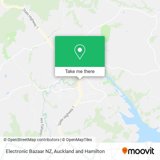 Electronic Bazaar NZ map