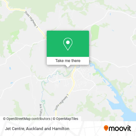 Jet Centre map