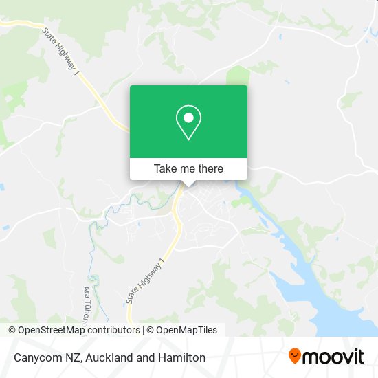 Canycom NZ map