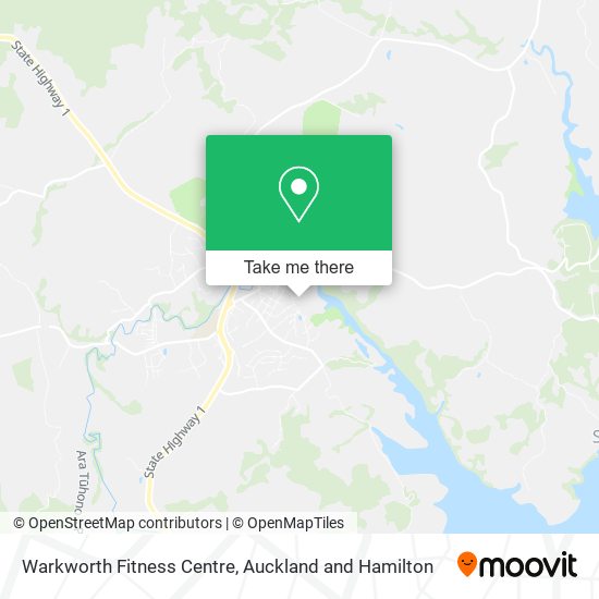 Warkworth Fitness Centre map