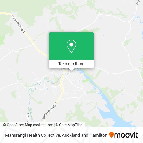Mahurangi Health Collective map