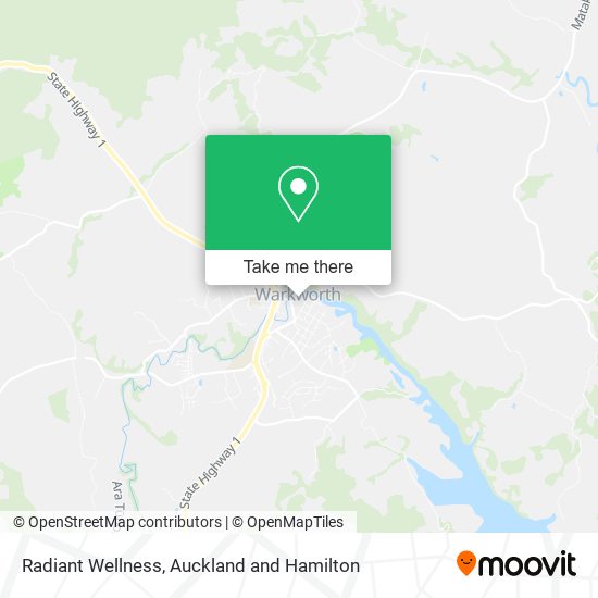 Radiant Wellness map