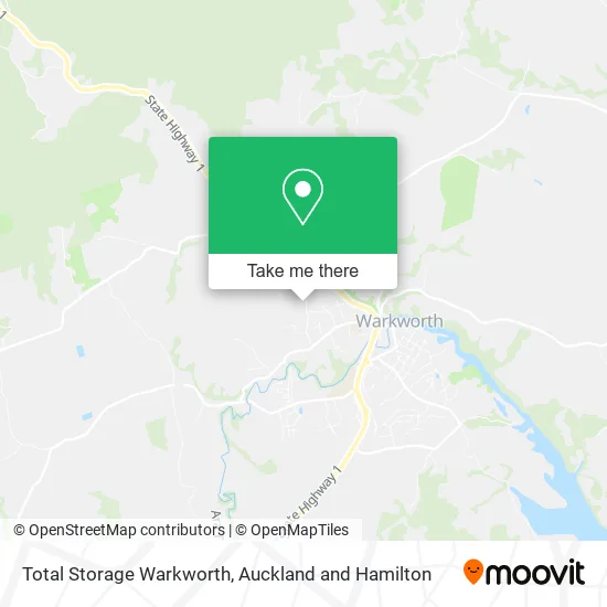 Total Storage Warkworth map