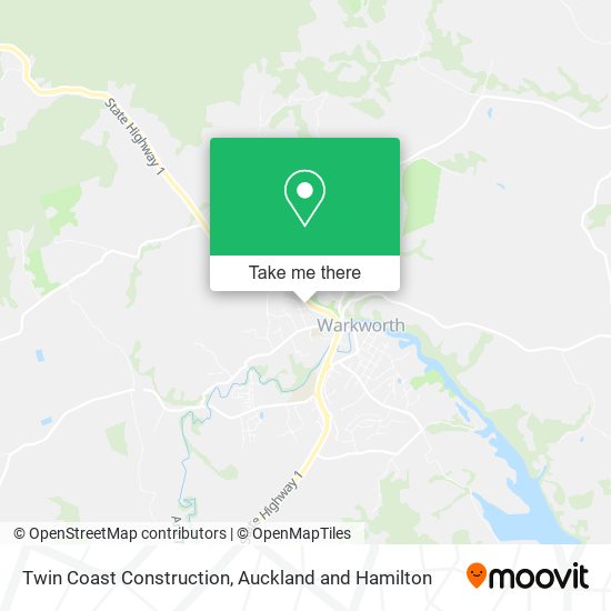 Twin Coast Construction map