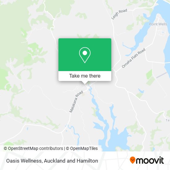 Oasis Wellness map