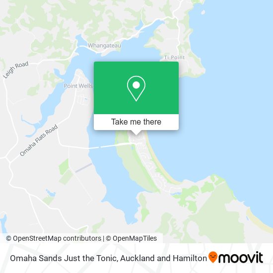 Omaha Sands Just the Tonic map