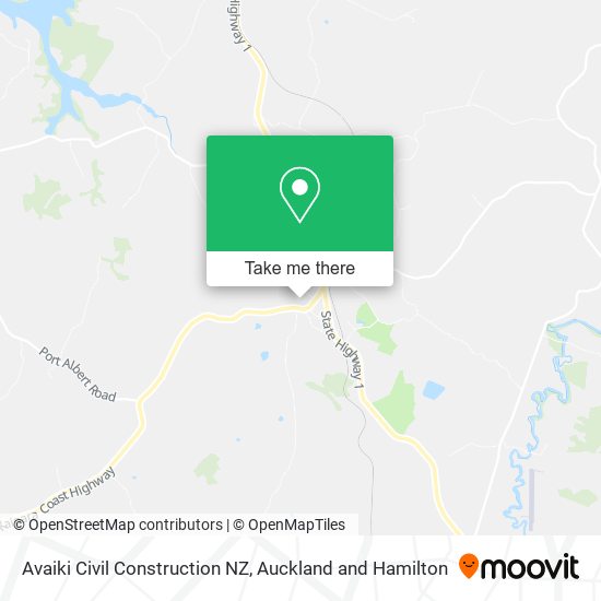 Avaiki Civil Construction NZ map