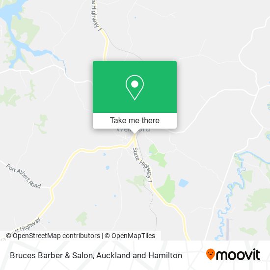 Bruces Barber & Salon map