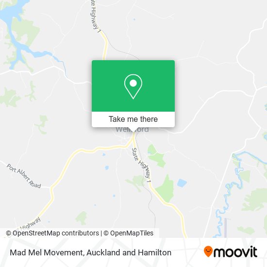 Mad Mel Movement map