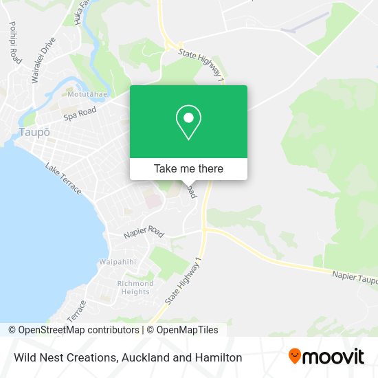 Wild Nest Creations map