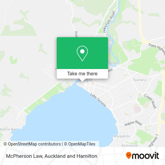 McPherson Law map