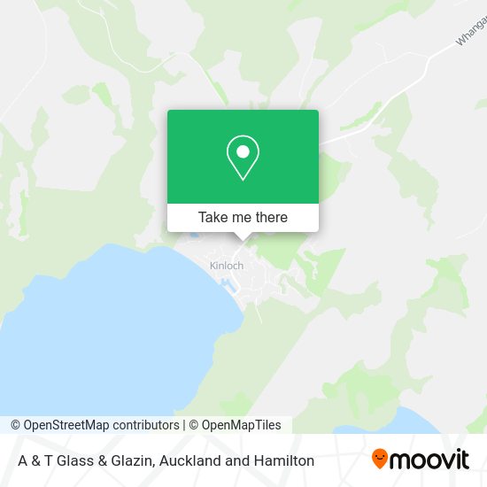 A & T Glass & Glazin map