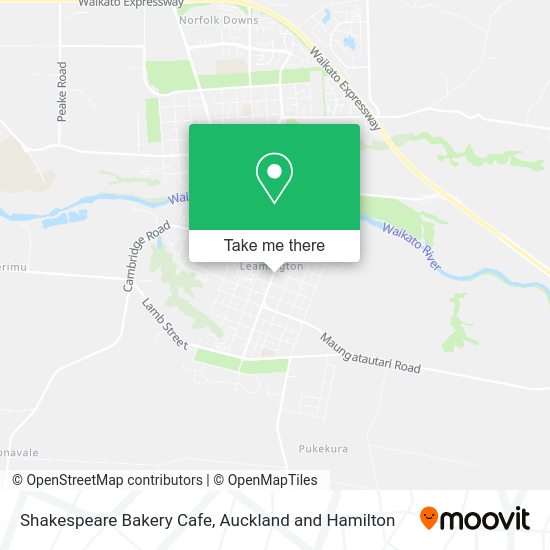 Shakespeare Bakery Cafe map