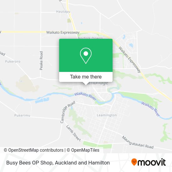 Busy Bees OP Shop map