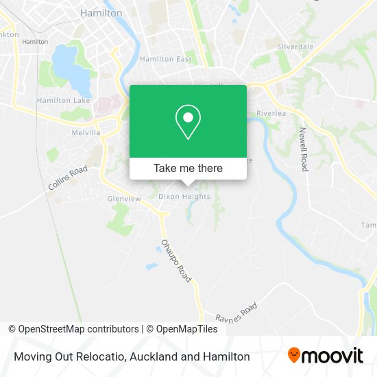Moving Out Relocatio map