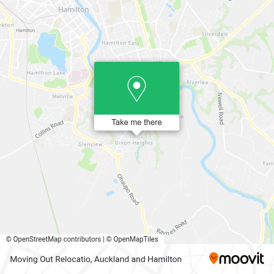 Moving Out Relocatio map