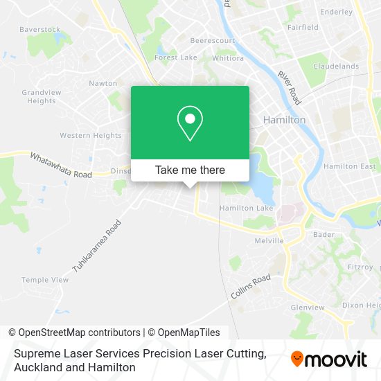 Supreme Laser Services Precision Laser Cutting map