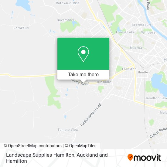 Landscape Supplies Hamilton map