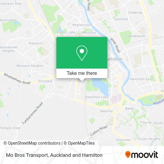 Mo Bros Transport map