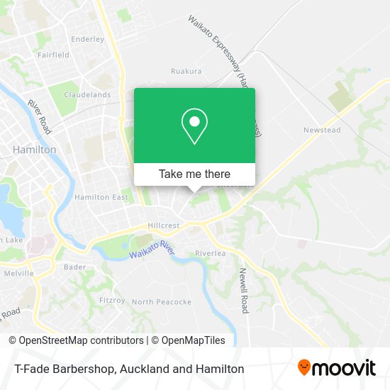 T-Fade Barbershop map