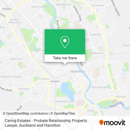 Caring Estates - Probate Relationship Property Lawyer map