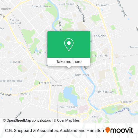C.G. Sheppard & Associates map