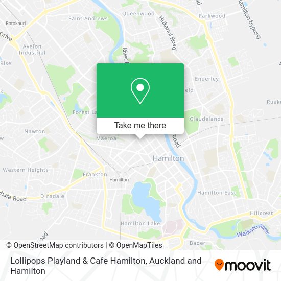 Lollipops Playland & Cafe Hamilton map