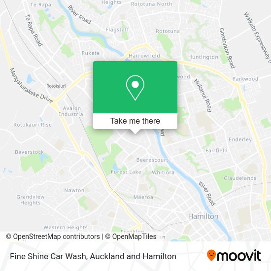 Fine Shine Car Wash map