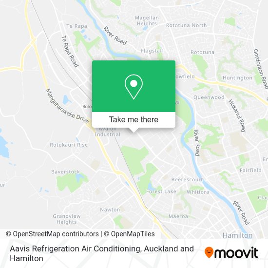 Aavis Refrigeration Air Conditioning map