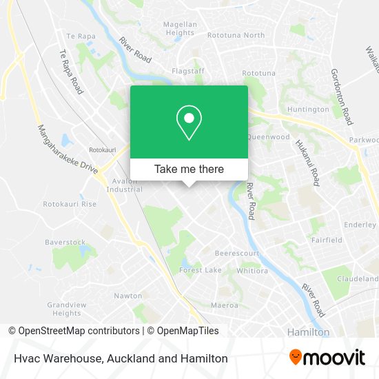 Hvac Warehouse map