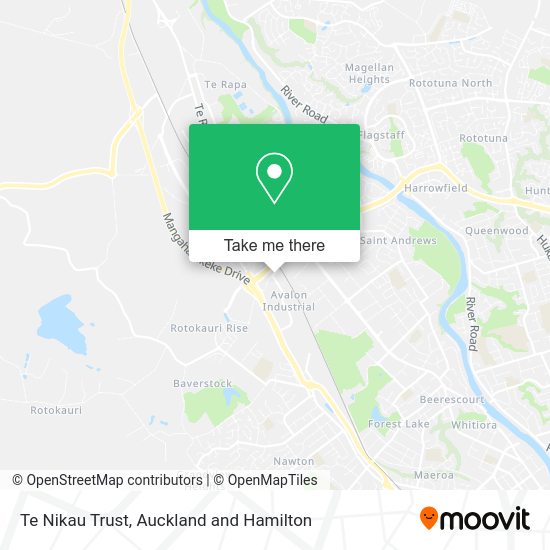 Te Nikau Trust map
