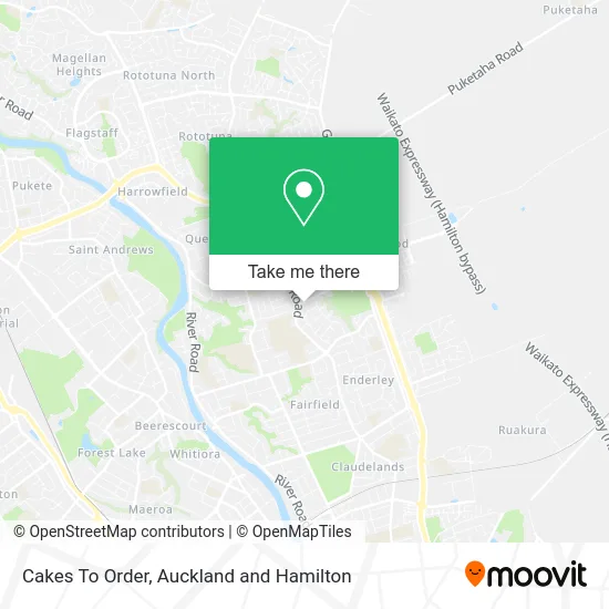 Cakes To Order map