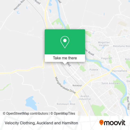 Velocity Clothing map