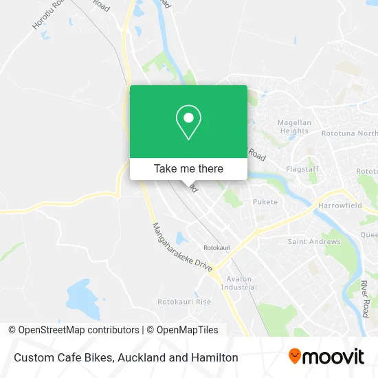 Custom Cafe Bikes map