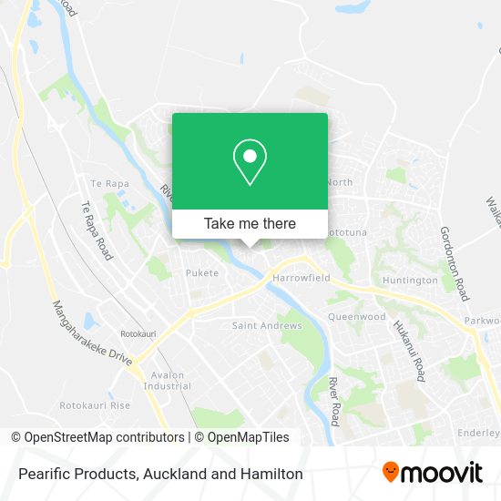 Pearific Products map