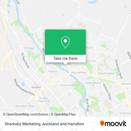 Sharksby Marketing map